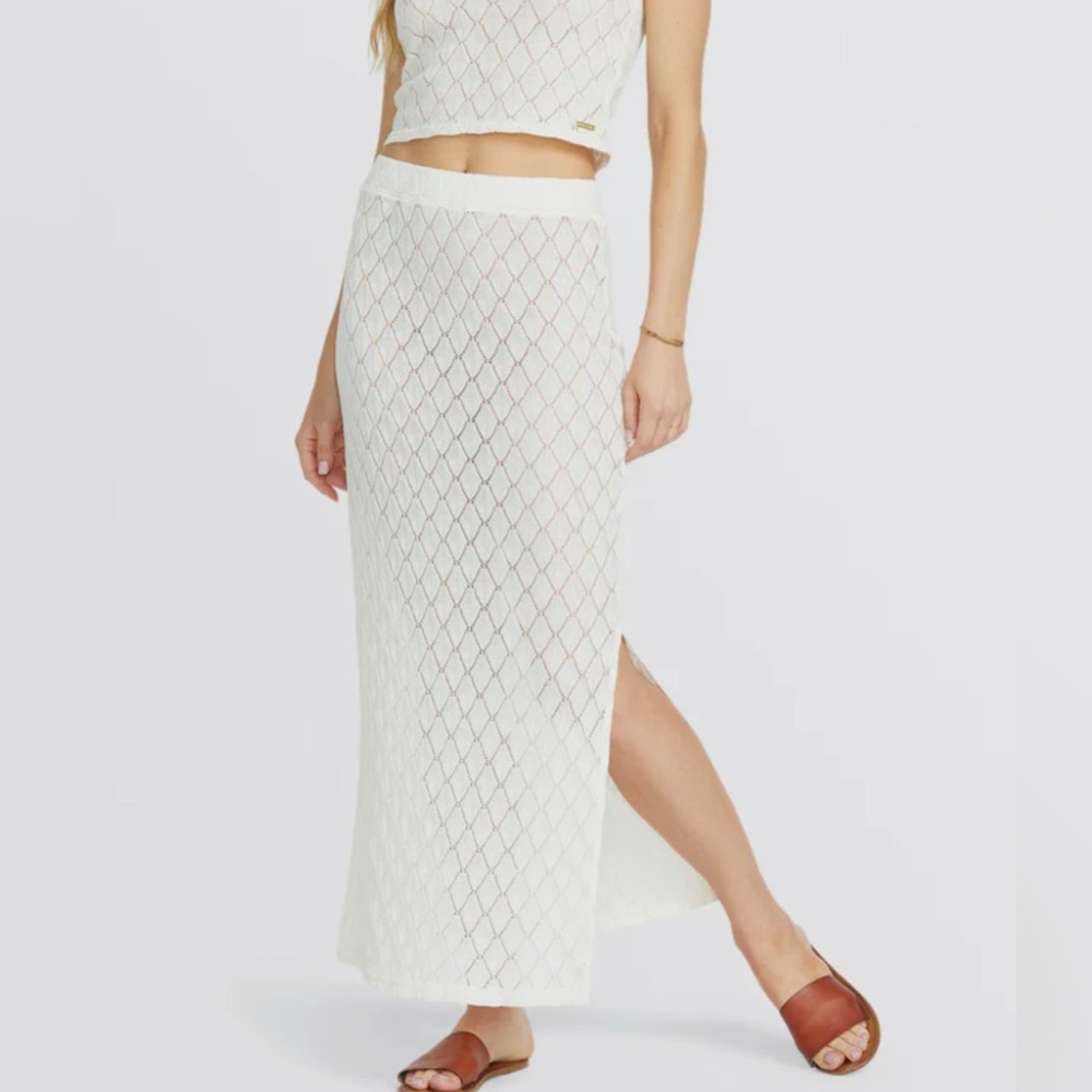 NWT Billabong Only You Midi Skirt  beach skirt coverup sz L